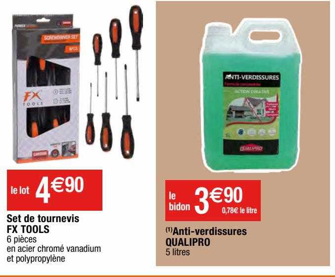 set de tournevis fx tools