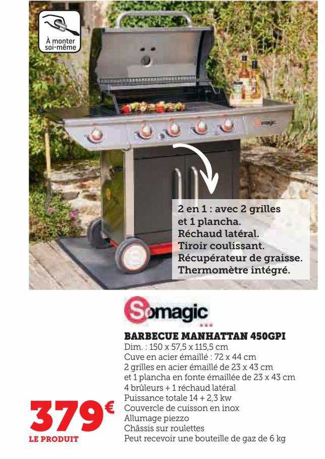 Somagic Barbecue Manhattan 450gpi