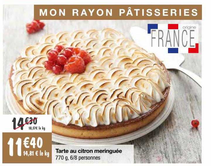Tarte Au Citron Meringuée