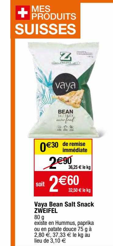 vaya bean salt snack zweifel
