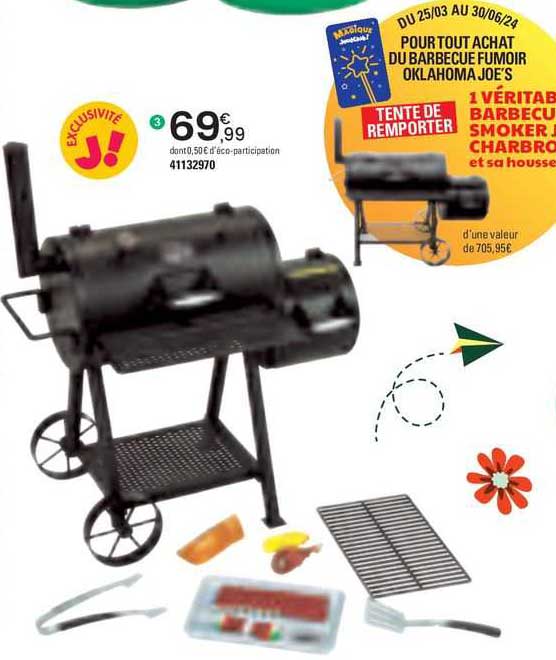 barbecue fumoir oklahoma joe's 41132970