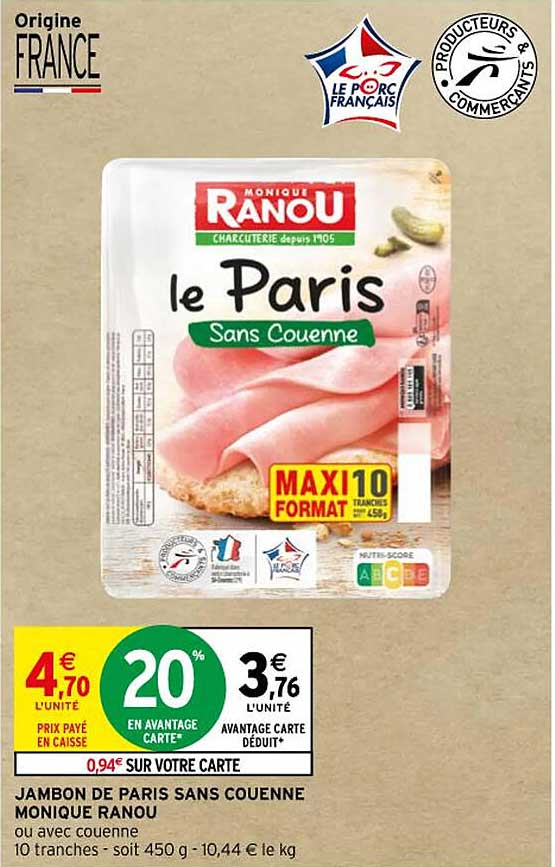 jambon de paris sans couenne monique ranou
