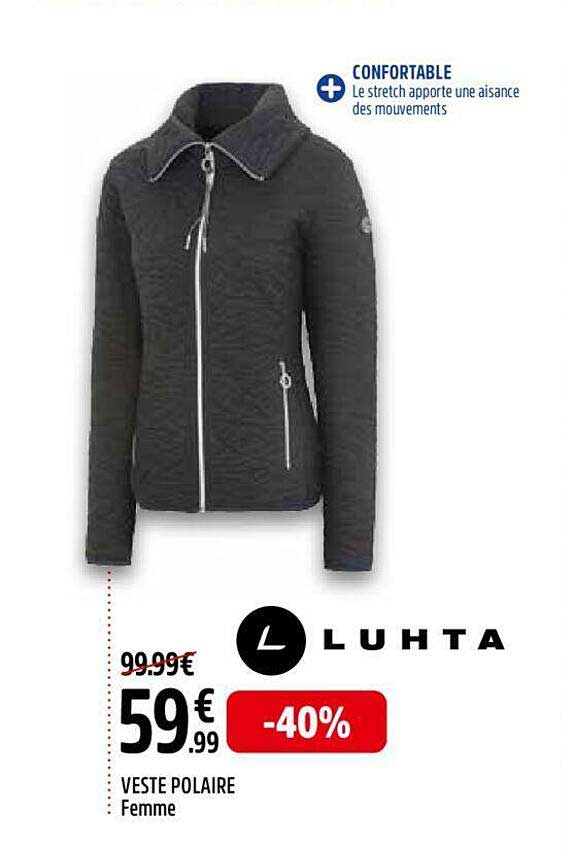 veste polaire femme luhta