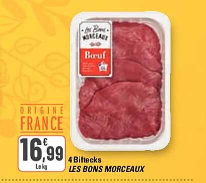 4 Biftecks Les Bons Morceaux