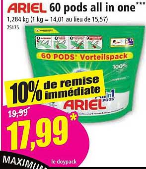 60 pods all in one ariel