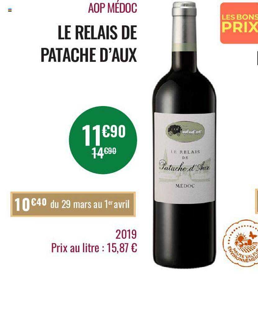 aop médoc le relais de patache d'aux 2019