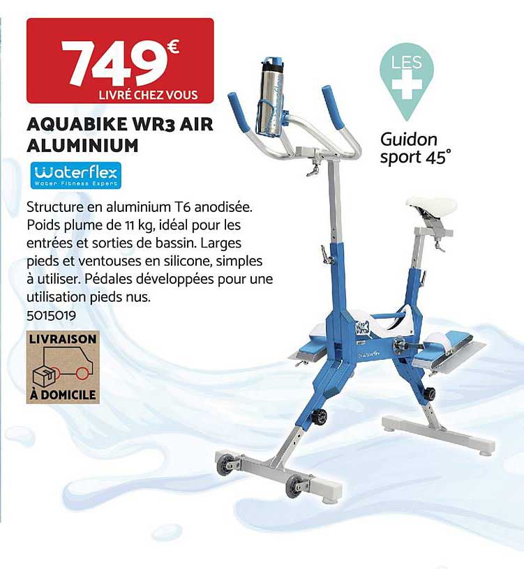 aquabike wr3 air aluminium waterflex