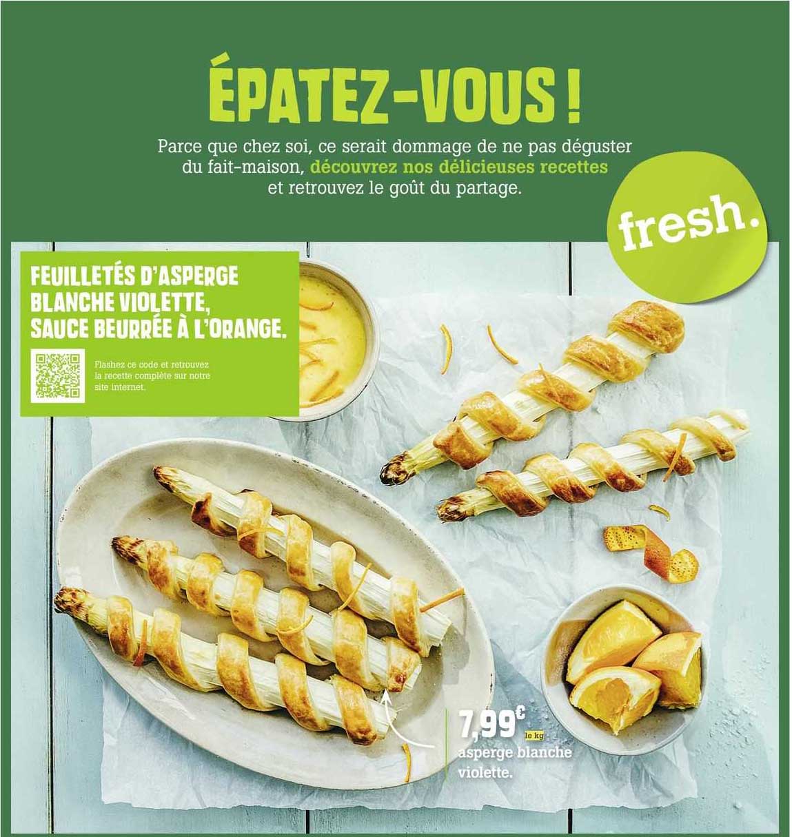 asperge blanche violette