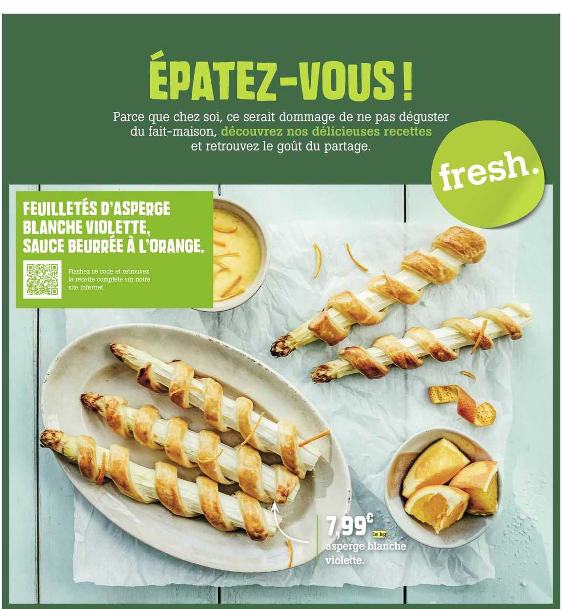 asperge blanche violette