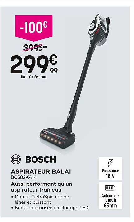Aspirateur Balai Bosch