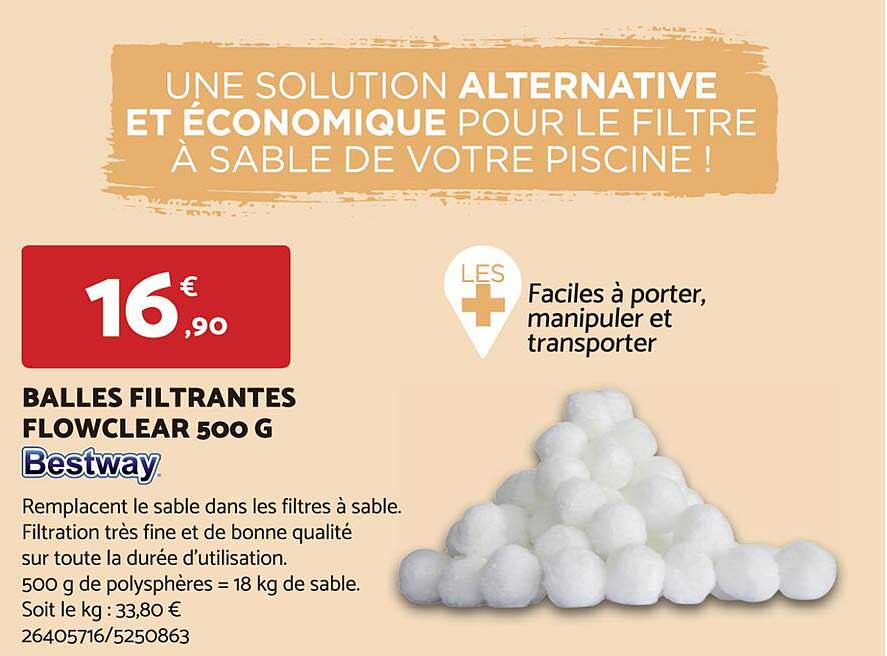 balles filtrantes flowclear 500g bestway