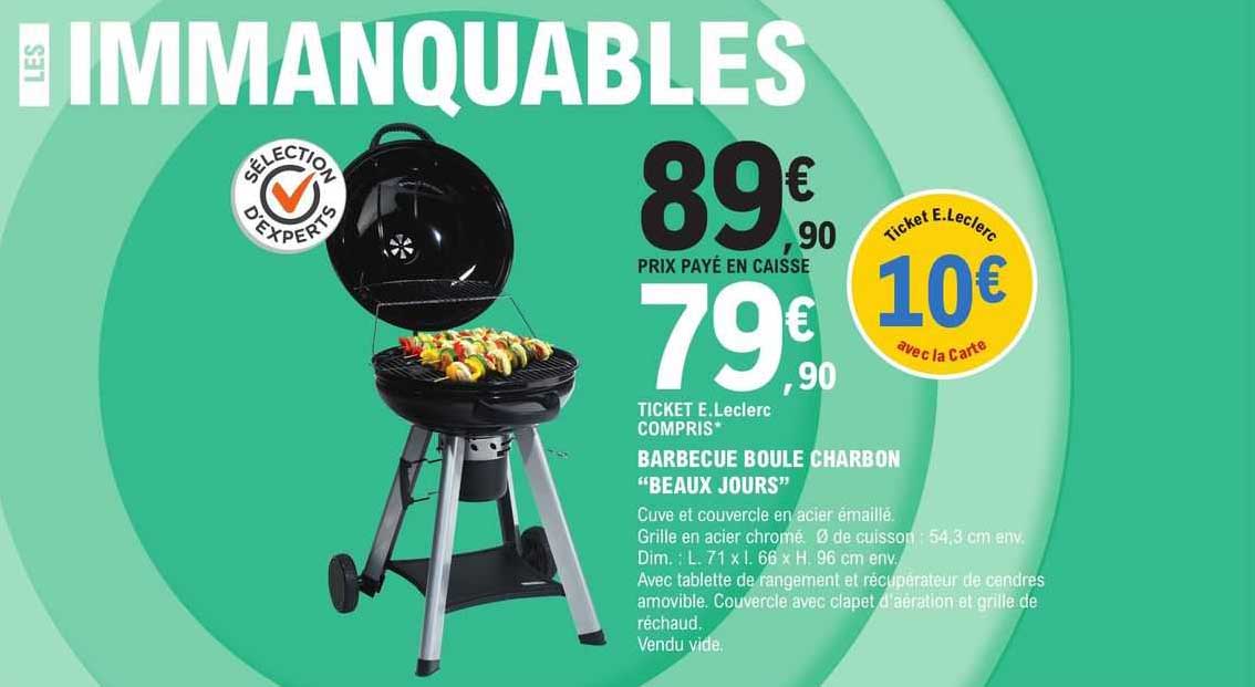 barbecue boule charbon "beaux jours"