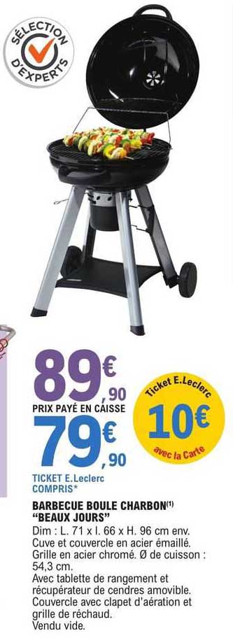 barbecue boule charbon "beaux jours"