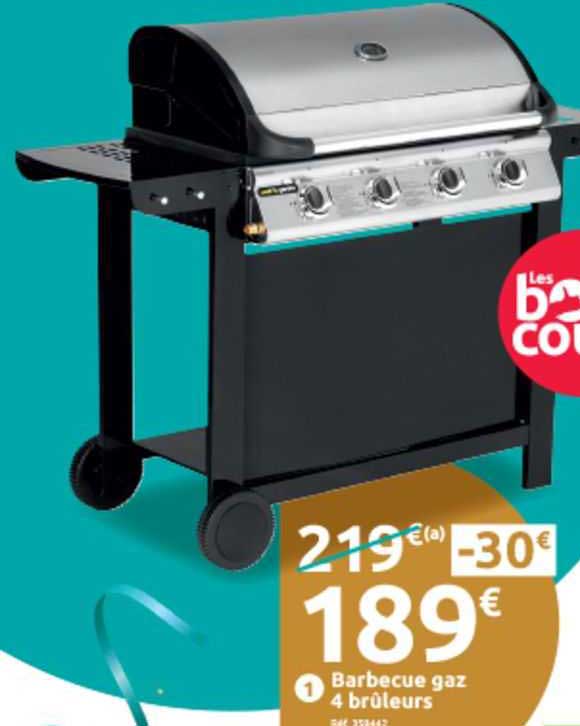 barbecue gaz 4 brûleurs