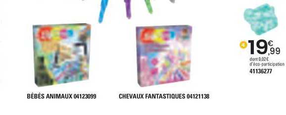 bébés animaux 04123099, chevaux fantastiques 04121138