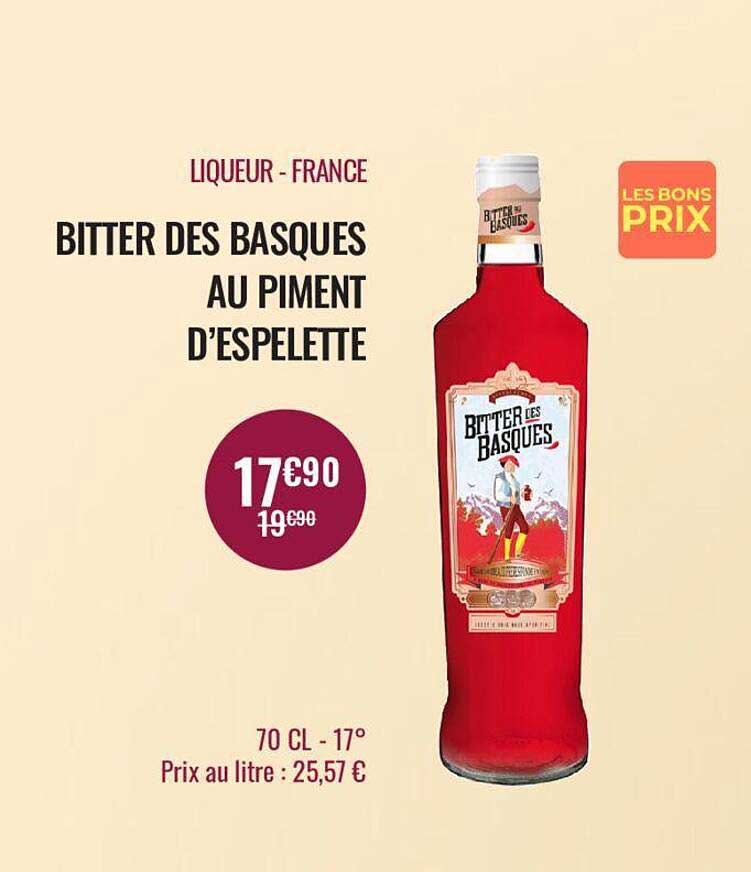 bitter des basques au piment d'espelette