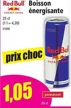 boisson énergisante red bull