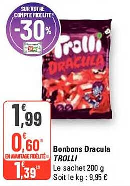 Bonbons Dracula Trolli