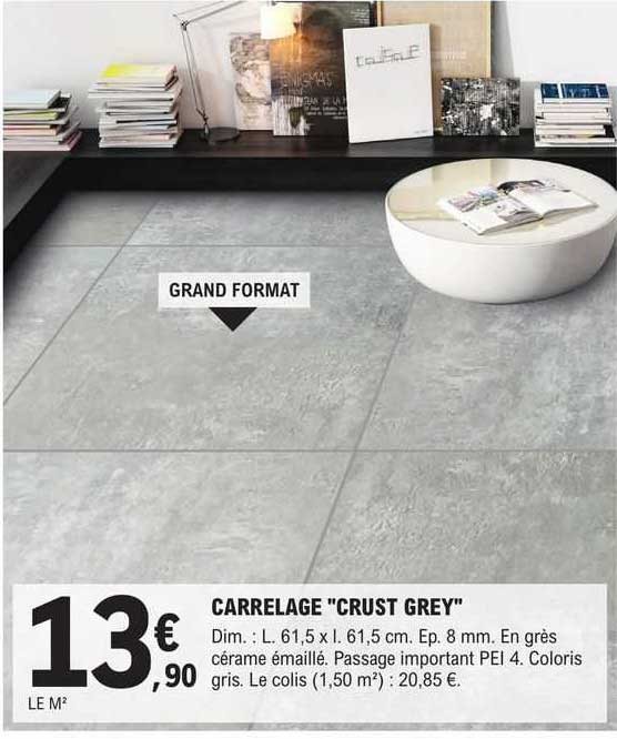carrelage "crust grey"