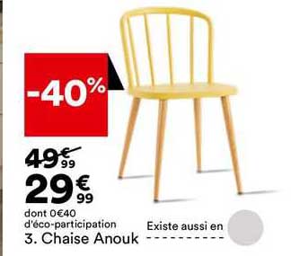 chaise anouk