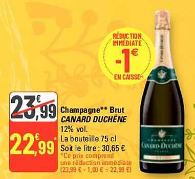 champagne brut canard duchêne