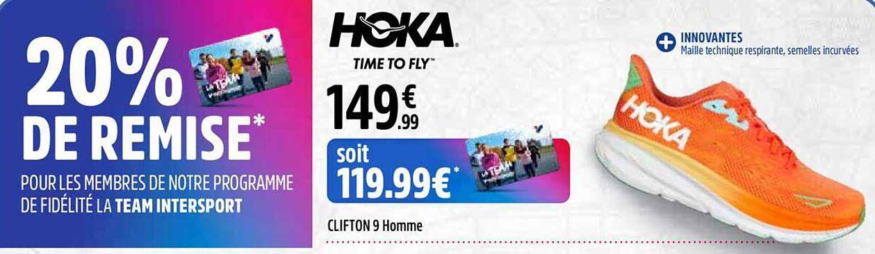 clifton 9 homme hoka