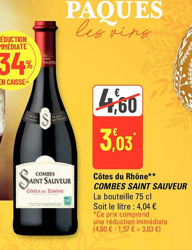 côtes du rhône combes saint sauveur