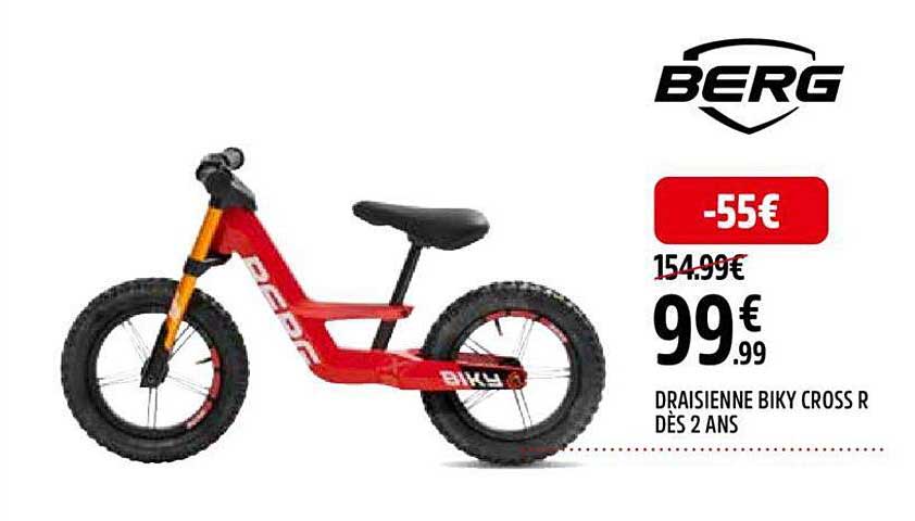 draisienne biki cross r dès 2 ans berg