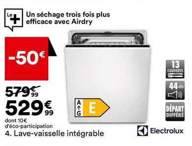 Electrolux Lave-vaisselle Intégrable