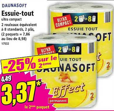essuie-tout daunasoft