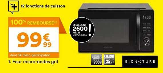 four micro-ondes gril signature