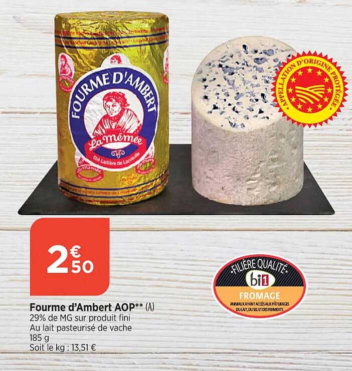 fourme d'ambert aop