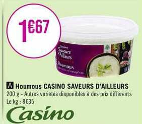 homous casino saveurs d'ailleurs