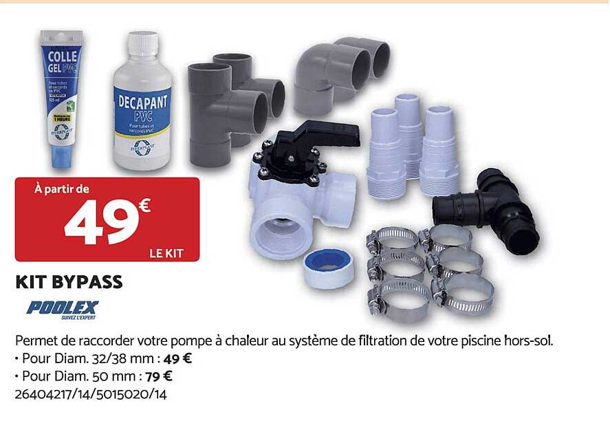 kit bypass poolex