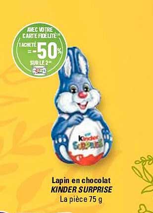 Lapin En Chocolat Kinder Surprise