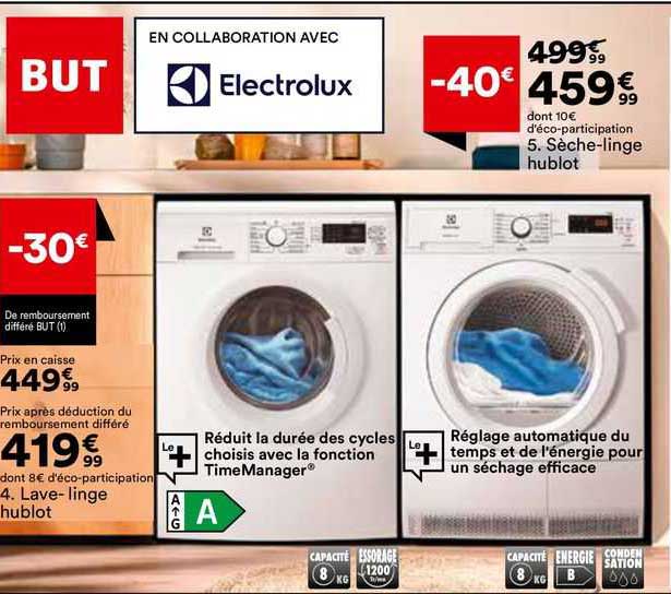 lave-linge hublot electrolux, sèche-linge hublot electrolux