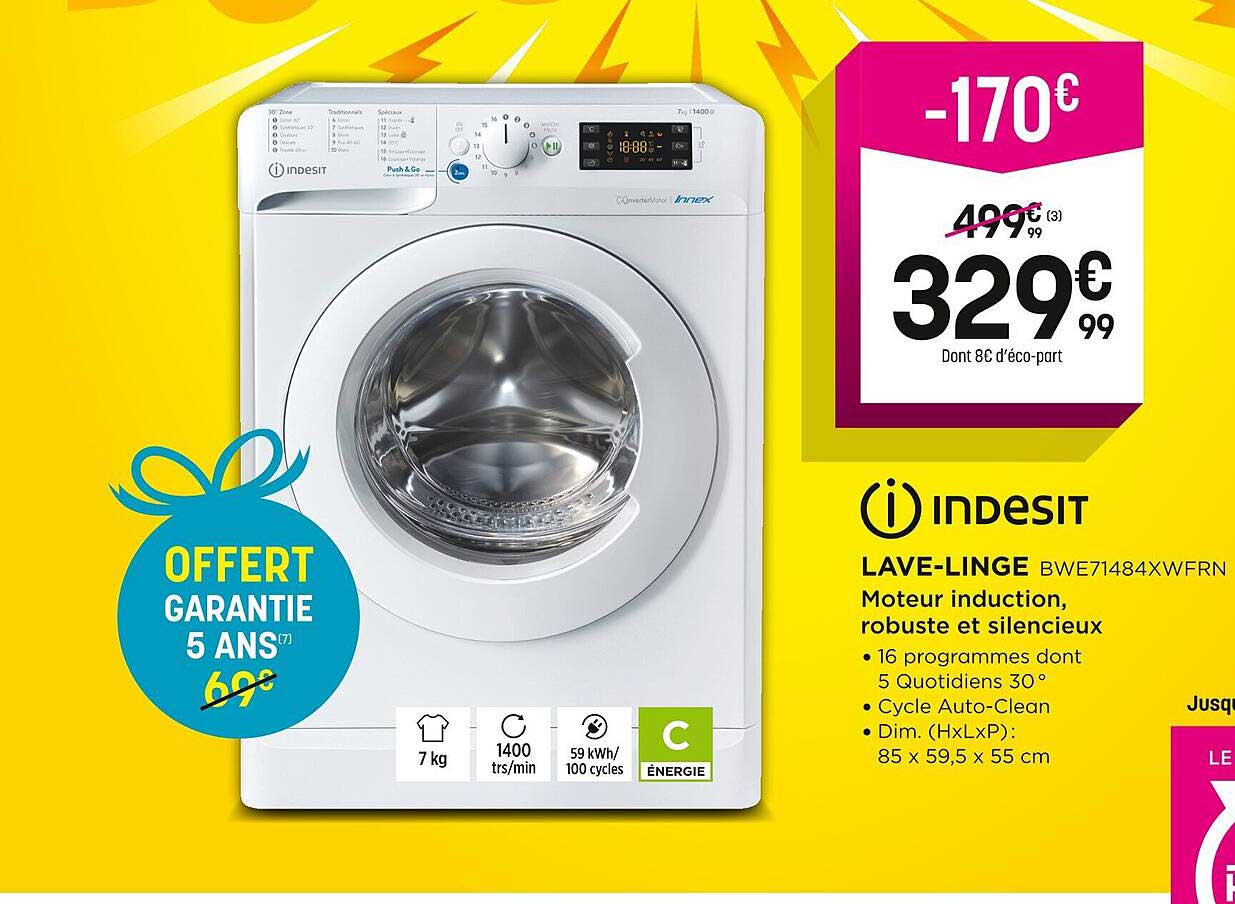lave-linge indesit