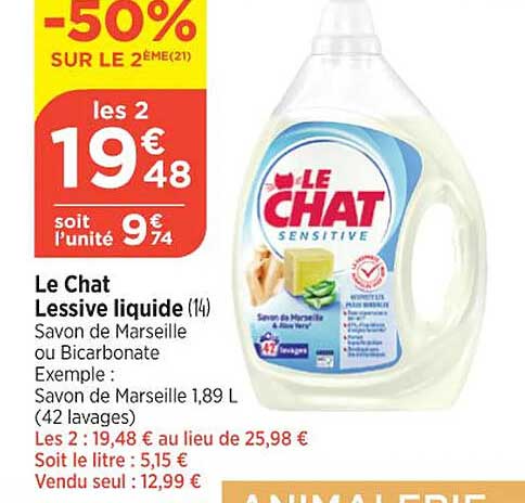 Le Chat Lessive Liquide