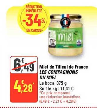 Miel De Tilleul De France Les Compagnons Du Miel