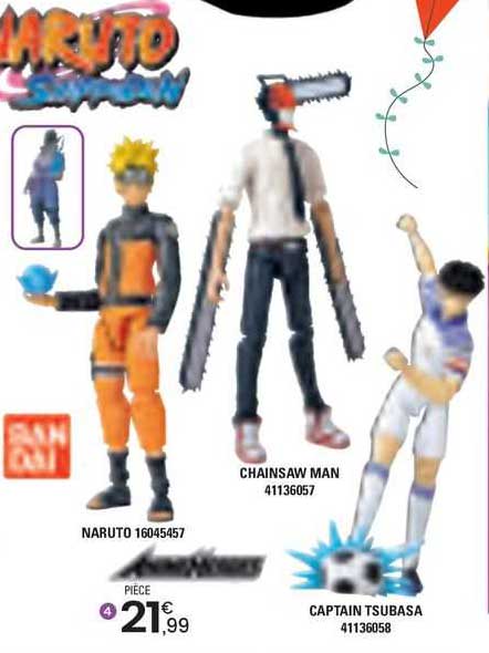 naruto 16045457, chainsaw man 41136057, captain tsubasa 41136058