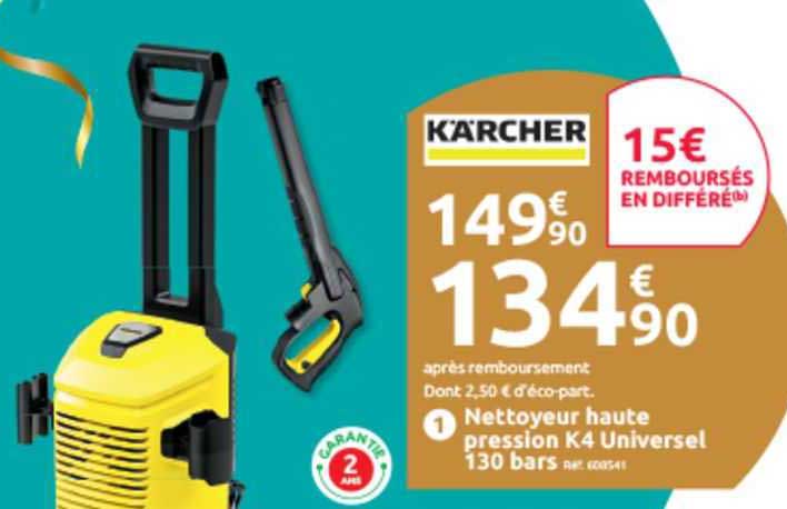 nettoyeur haute pression k4 universel 130 bars