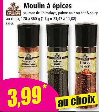 oase der gewurze moulin à épices