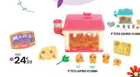 p'tits lapins 41128884, p'tites souris 41128885