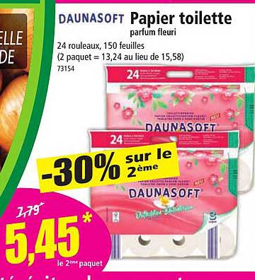 Papier Toilette Parfum Fleuri Daunasoft