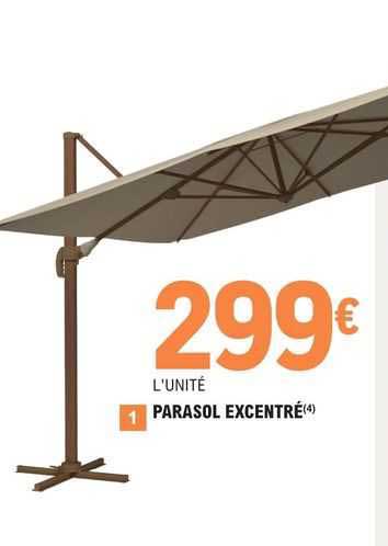 parasol excentré