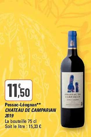 pessac-léognan château de camparian 2019