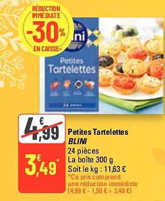 petites tartelettes blini