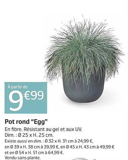 pot rond "egg"