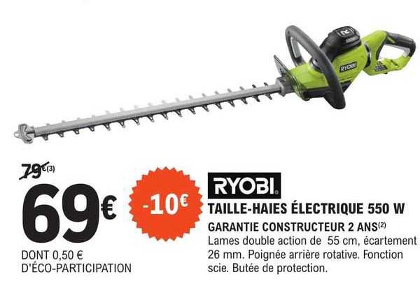 Ryobi Taille-haies électrique 550 W