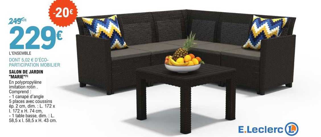 Salon De Jardin "marie"